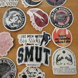 Assorted Book-Themed Stickers